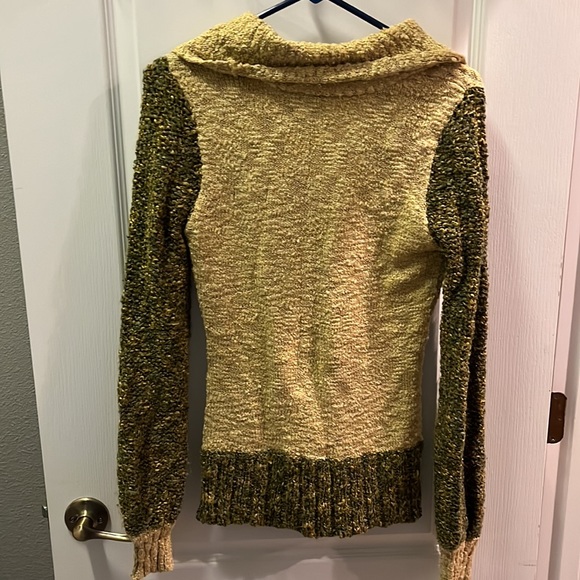 Buckle BKE dark tan and olive sweater - Picture 3 of 4